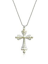 Pearl-cross-necklace-Layers-of-Jewelry