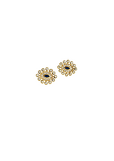 DAINTY EVIL EYE STUDS