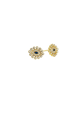 DAINTY EVIL EYE STUDS