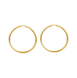GOLD INFINITY HOOPS