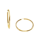 GOLD INFINITY HOOPS