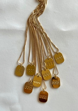 DAINTY ANGEL NUMBER NECKLACE
