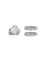SILVER QUARTZ x CRYSTAL BANDS SET