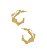 Gold-irregular-hoops-Layers-of-Jewelry