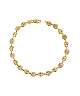 Crystal-Puff-Link-Anklet-Layers-of-Jewelry